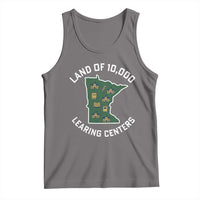 Land of 10000 Learing Centers Funny Minnesota Meme Tank Top Viral Education Typo Parody - Wonder Print Shop