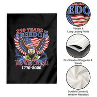 250 Years of Freedom 1776 2026 Patriotic Eagle Garden Flag We The People USA Semiquincentennial - Wonder Print Shop