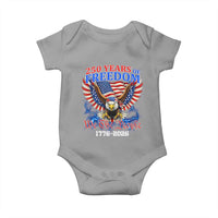 250 Years of Freedom 1776 2026 Patriotic Eagle Baby Onesie We The People USA Semiquincentennial - Wonder Print Shop