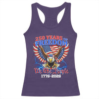 250 Years of Freedom 1776 2026 Patriotic Eagle Racerback Tank Top We The People USA Semiquincentennial - Wonder Print Shop