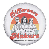 Difference Makers Teacher Appreciation Spare Tire Cover Empowering Minds & Advancing Equity Retro Educator - Wonder Print Shop