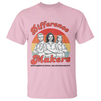 Difference Makers Teacher Appreciation T Shirt Empowering Minds & Advancing Equity Retro Educator - Wonder Print Shop