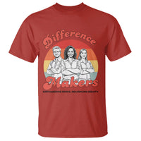 Difference Makers Teacher Appreciation T Shirt Empowering Minds & Advancing Equity Retro Educator - Wonder Print Shop