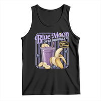 Blue Moon Over Brooklyn Banana Smoothie Aesthetic Tank Top Extra Banana Hockey Romance Retro Style - Wonder Print Shop