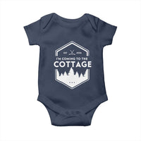 I'm Coming to the Cottage Baby Onesie Rustic Outdoor Retro Forest Hockey Romance - Wonder Print Shop