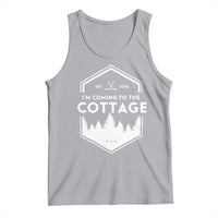 I'm Coming to the Cottage Tank Top Rustic Outdoor Retro Forest Hockey Romance - Wonder Print Shop