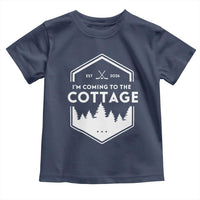 I'm Coming to the Cottage Toddler T Shirt Rustic Outdoor Retro Forest Hockey Romance - Wonder Print Shop