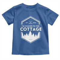 I'm Coming to the Cottage Toddler T Shirt Rustic Outdoor Retro Forest Hockey Romance - Wonder Print Shop