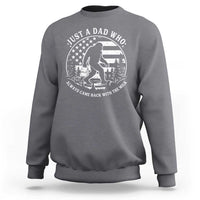 Just a Dad Who Came Back with the Milk Sweatshirt Funny Bigfoot Father's Day Sasquatch - Wonder Print Shop