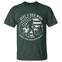 Just a Dad Who Came Back with the Milk T Shirt Funny Bigfoot Father's Day Sasquatch - Wonder Print Shop