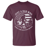 Just a Dad Who Came Back with the Milk T Shirt Funny Bigfoot Father's Day Sasquatch - Wonder Print Shop