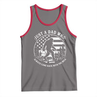 Just a Dad Who Came Back with the Milk Tank Top Funny Bigfoot Father's Day Sasquatch - Wonder Print Shop