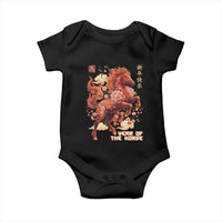 Year of the Horse Chinese New Year Baby Onesie Floral Zodiac Horse Lunar Festival - Wonder Print Shop