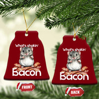 What is Shakin Bacon Funny Mouse Ceramic Ornament Pun Animal Humor - Wonder Print Shop