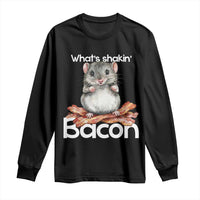 What is Shakin Bacon Funny Mouse Long Sleeve Shirt Pun Animal Humor - Wonder Print Shop