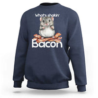 What is Shakin Bacon Funny Mouse Sweatshirt Pun Animal Humor - Wonder Print Shop