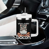 What is Shakin Bacon Funny Mouse Tumbler With Handle Pun Animal Humor - Wonder Print Shop
