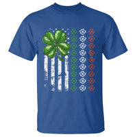 Funny St. Patricks Day T Shirt Shamrock American Flag - Wonder Print Shop