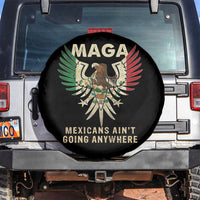 Mexicans Ain't Going Anywhere Spare Tire Cover Eagle Mexico Flag Retro Vintage