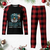 Celebrated Eagles Plaid Pajama Set Championship 2025 Retro - Wonder Print Shop