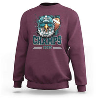 Celebrated Eagles Sweatshirt Championship 2025 Retro