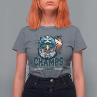 Celebrated Eagles T Shirt For Women Championship 2025 Retro