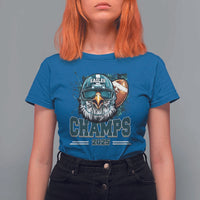 Celebrated Eagles T Shirt For Women Championship 2025 Retro