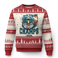 Celebrated Eagles Knitted Sweatshirt Championship 2025 Retro