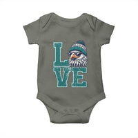 Eagles Inspirational Baby Onesie LOVE Cool Eagle Lover Vintage
