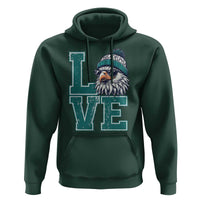 Eagles Inspirational Hoodie LOVE Cool Eagle Lover Vintage