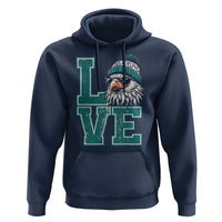 Eagles Inspirational Hoodie LOVE Cool Eagle Lover Vintage