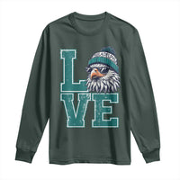 Eagles Inspirational Long Sleeve Shirt LOVE Cool Eagle Lover Vintage