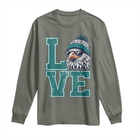 Eagles Inspirational Long Sleeve Shirt LOVE Cool Eagle Lover Vintage