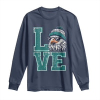Eagles Inspirational Long Sleeve Shirt LOVE Cool Eagle Lover Vintage