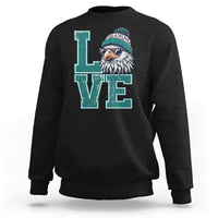 Eagles Inspirational Sweatshirt LOVE Cool Eagle Lover Vintage