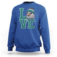 Eagles Inspirational Sweatshirt LOVE Cool Eagle Lover Vintage