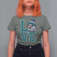 Eagles Inspirational T Shirt For Women LOVE Cool Eagle Lover Vintage