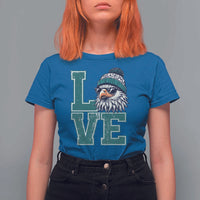 Eagles Inspirational T Shirt For Women LOVE Cool Eagle Lover Vintage