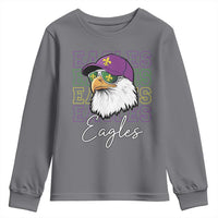 Mardi Gras Eagles Youth Sweatshirt 2025 Champs NOLA Louisiana