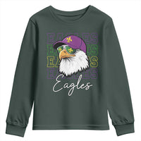 Mardi Gras Eagles Youth Sweatshirt 2025 Champs NOLA Louisiana