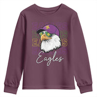 Mardi Gras Eagles Youth Sweatshirt 2025 Champs NOLA Louisiana
