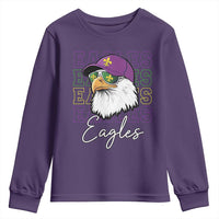 Mardi Gras Eagles Youth Sweatshirt 2025 Champs NOLA Louisiana