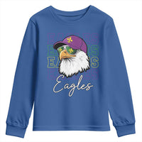 Mardi Gras Eagles Youth Sweatshirt 2025 Champs NOLA Louisiana