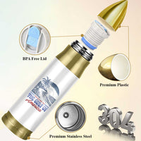 Welcome To America's Gulf Bullet Tumbler Retro Vintage Beach