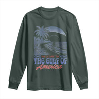 Welcome To America's Gulf Long Sleeve Shirt Retro Vintage Beach