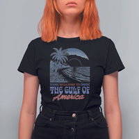 Welcome To America's Gulf T Shirt For Women Retro Vintage Beach