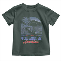 Welcome To America's Gulf Toddler T Shirt Retro Vintage Beach