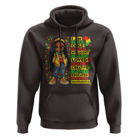 I Am Black Child Hoodie Locd Girl African American Pride Black History Month
