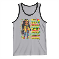 I Am Black Child Tank Top Locd Girl African American Pride Black History Month