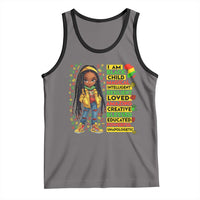 I Am Black Child Tank Top Locd Girl African American Pride Black History Month